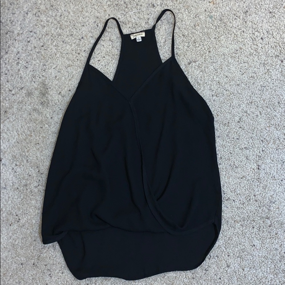 LILY WHITE BLACK TANK TOP